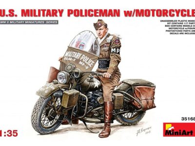35168  U.S. MILITARY POLICEMAN w/MOTORCYCLE