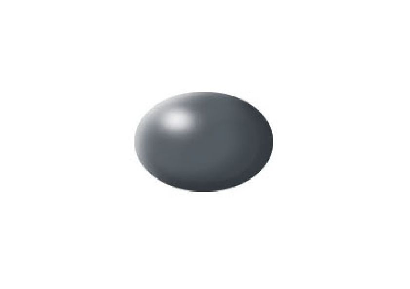 36378 Aqua dark grey silk