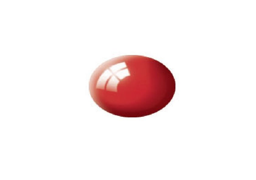 36131 Aqua fiery red gloss