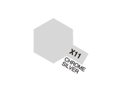 81511 Acrylic Mini X-11 Chrome Silver