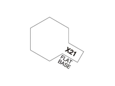 81521 Acrylic Mini X-21 Flat Base