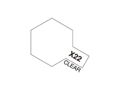 81522 Acrylic Mini X-22 Clear