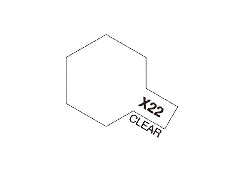 81522 Acrylic Mini X-22 Clear