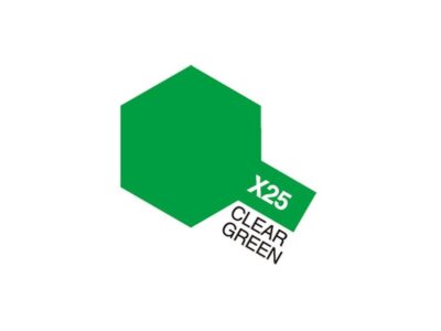 81525 Acrylic Mini X-25 Clear Green
