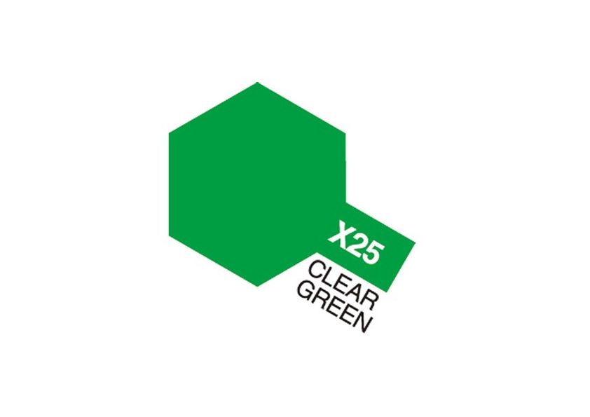 81525 Acrylic Mini X-25 Clear Green