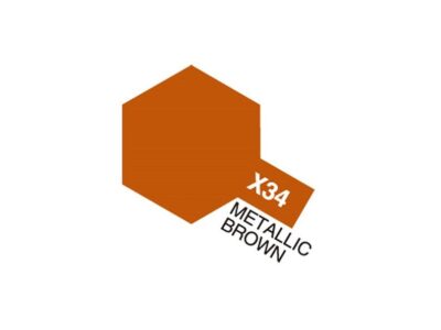 81534 Acrylic Mini X-34 Metal Brown