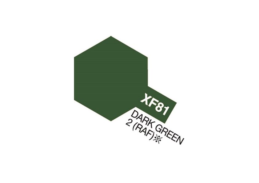 81781 ACRYLIC MINI XF-81 DARK GREEN 2 RAF