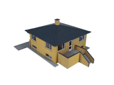87291  Bungalow, gule sten