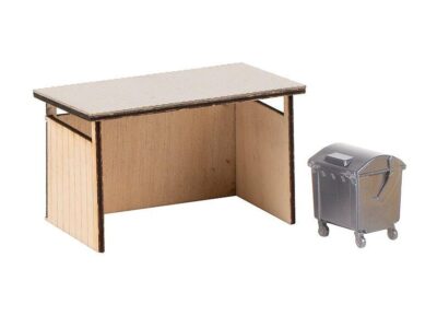 180300  Affaldsskur med affaldscontainer