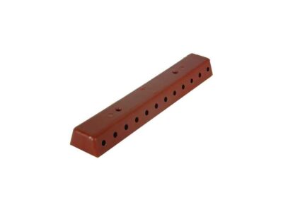 6843 Fordeler række 2 x 12 polet Farve brun
