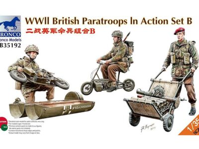 35192  WWII British Paratroops in Action