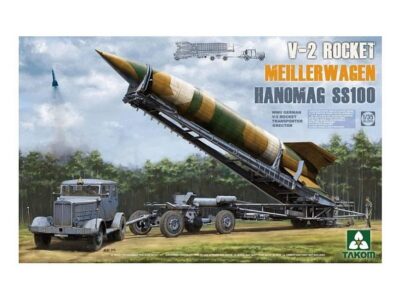 2030  V2 raket med affyringsrampe + Hanomag