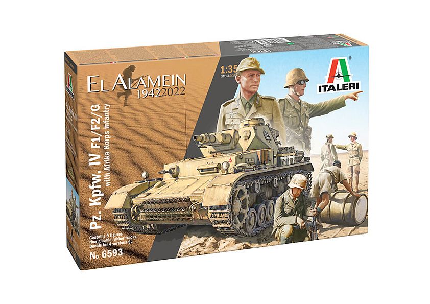 6593 Pz.Kpfw.IV F1/F2/G With Afrika Korps Infantry