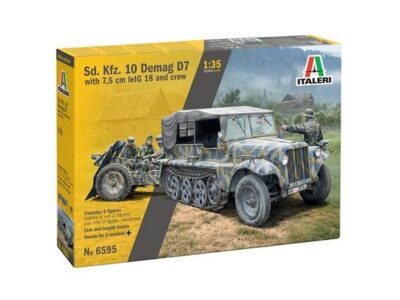 6595 Sd. Kfz. 10 Demag D7 with 7,5 cm leIG 18 and crew