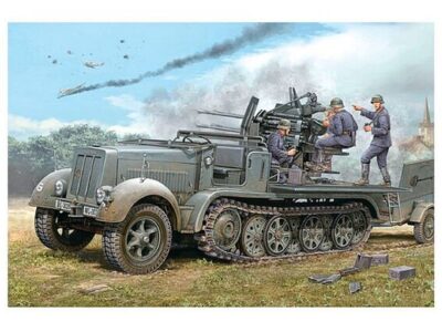 01523 German 2cm Flakvierling 38 Auf Selbstfahrlafette