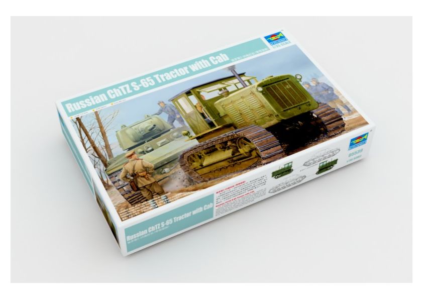 05539 Russian ChTZ S-65 Tractor with Cab