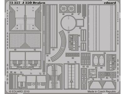 73357  J 350 Draken S.A For Hasegawa kit