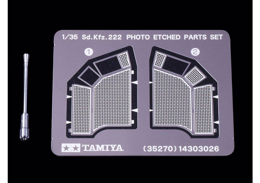 35270 Sd.Kfz 222 W/Photo Etched Part - Billede 3