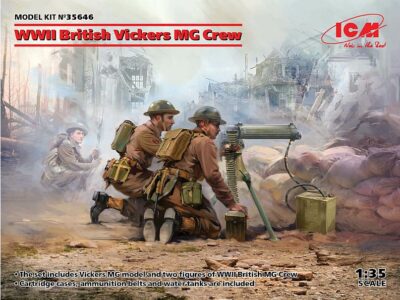 35646  British Vickers MG Crew (Vickers MG & 2 figures)