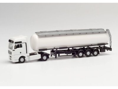 013819 Minikit MAN TGX XXL Tank-Sattelzug, hvid