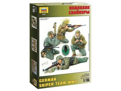 3595 German sniper team WWII.
