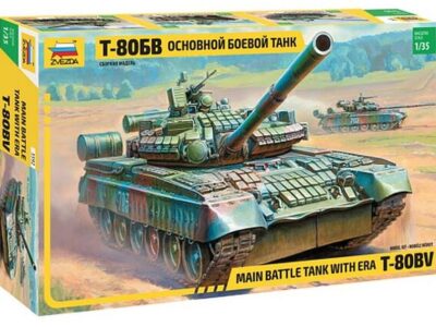 3592 T-80BV Russian Main Battle Tank with ERA