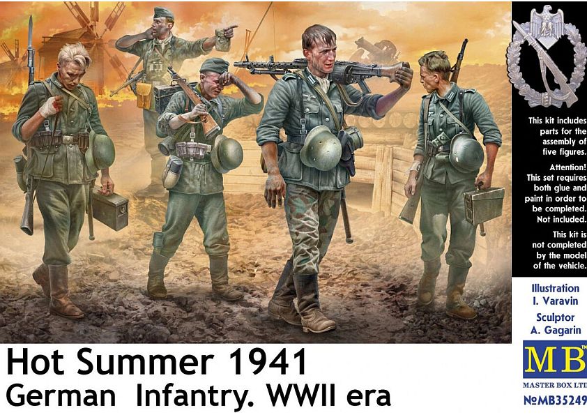 35249 Hot Summer 1941 – German Infantry (5 Figures)