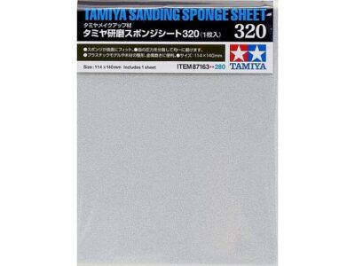 87163 Tamiya Sanding Sponge Sheet 320
