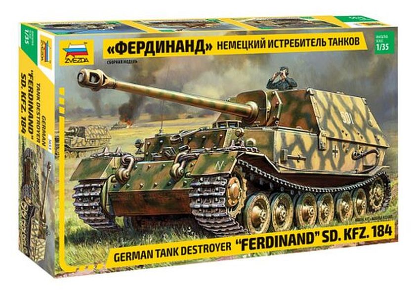 3653 Ferdinand Sd.Kfz.184 German Tank Destroyer