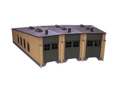 87390 Remise med 3 spor til Märklin 12 graders drejeskive