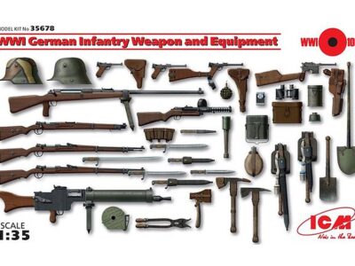 35678 WWI German infantry Weapon and Equipment