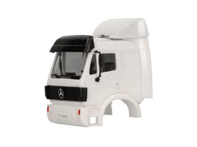 086172 Mercedes-Benz SK88 Flachdach mit Windleitblechen, Dachspoiler, Sonnenblende, weiß (2 Stück)
