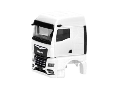 086370 Fahrerhaus MAN TGX GM ohne Windleitbleche mit Spiegelkamera, weiß (2 Stück)