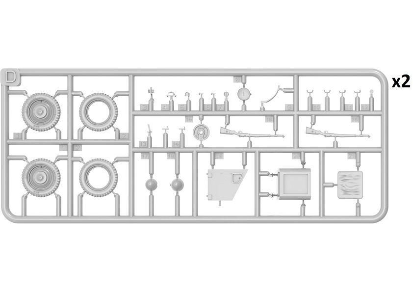 35495 Kfz.2/40 German WWII Repair Car Type 170VK - Billede 12
